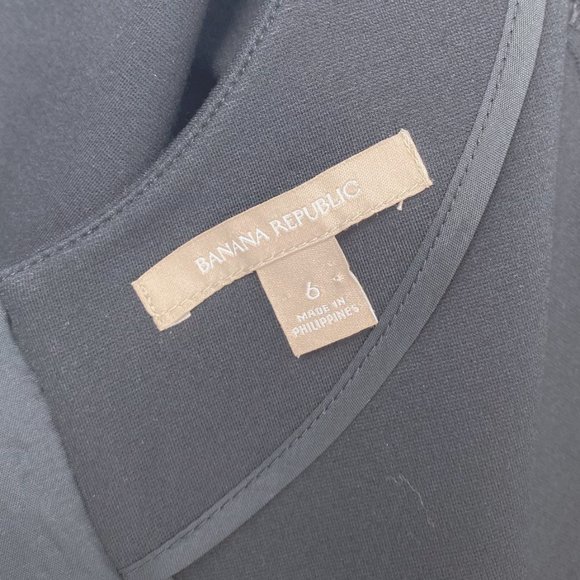 Banana Republic Dainty Little Black Dress Fit & Flare Flirty Midi Outfit - Picture 13 of 15